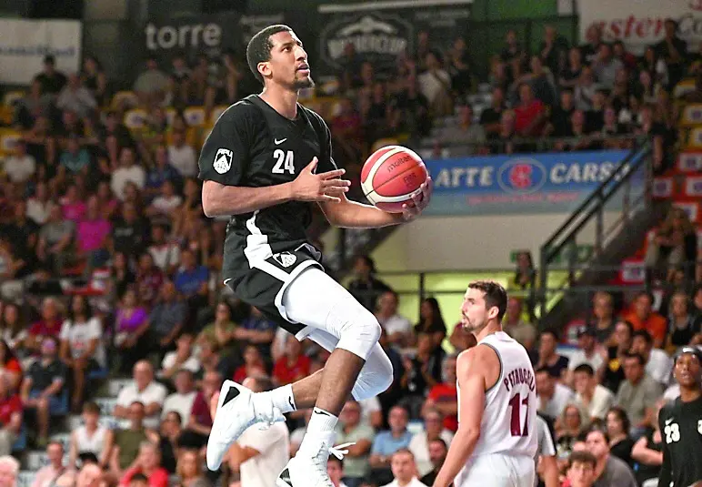 Aubrey Lafell Dawkins, figlio d’arte, arriva da uno dei templi del basket Usa, Durham. Foto Petrussi