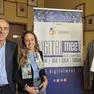 Alessandro Sperduti, Daniela Mapelli e Gianni Potti alla conferenza di presentazione di Digitalmeet