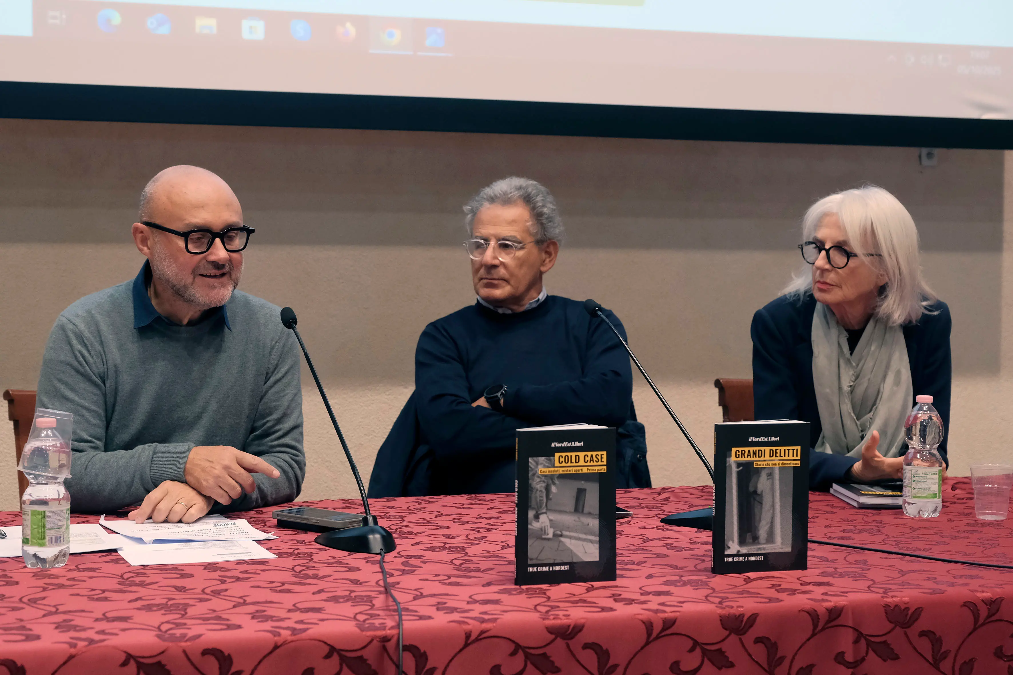 Da sinistra Cagnan, Menniti-Ippolito e Sandri