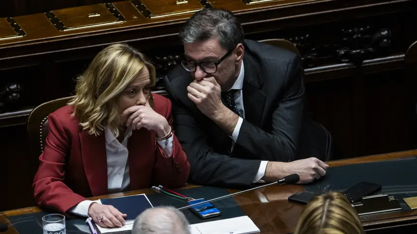 Giorgia Meloni e Giancarlo Giorgetti, premier e ministro dell'Economia