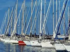 Foto generica di marina, barche a vela, imbarcazioni da diporto, nautica. Immagine pubblicata il 26.04.2014.