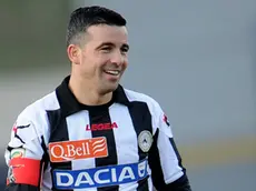 Un giovanissimo Totò Di Natale in una foto del 2013 con la maglia dell'Udinese