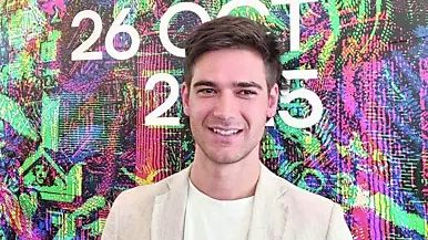Giacomo Mazzariol alla presentazione del film "Gli squali" alla Festa del Cinema di Roma