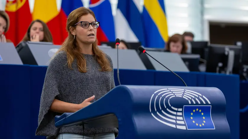 L'eurodeputata di Avs Ilaria Salis