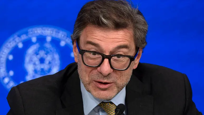 Il ministro Giorgetti