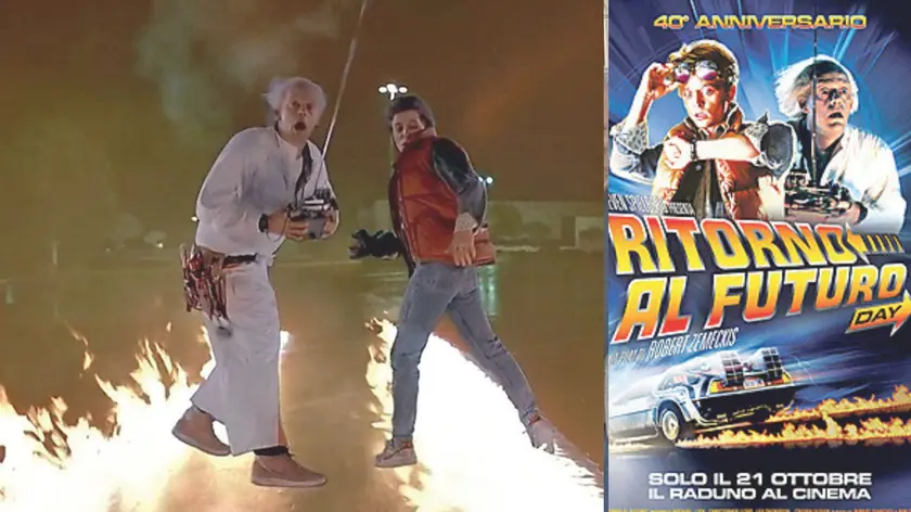 Una delle scene più celebri e la locandina del film