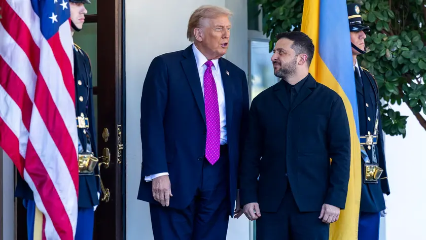Donald Trump e Volodymyr Zelensky