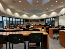 L'aula del Tribunale di Vicenza