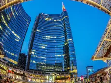 La sede di UniCredit in Piazza Gae Aulenti a Milano