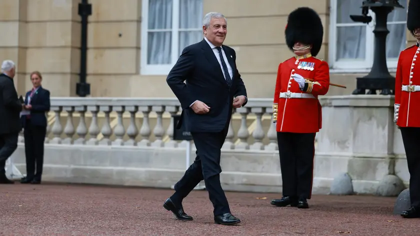 Il ministro degli Esteri Antonio Tajani arrivato a Londra