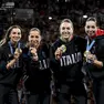 Rossella Fiamingo, Alberta Santuccio, Gulia Rizzi, Mara Navarria con l'oro di Parigi