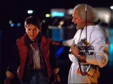Doc con Marty McFly in "Ritorno al Futuro"