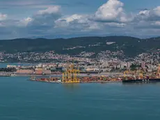 Una veduta su Trieste e il Molo VII (Lasorte)