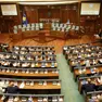 Il Parlamento di Pristina, capitale del Kosovo