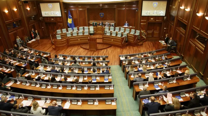 Il Parlamento di Pristina, capitale del Kosovo