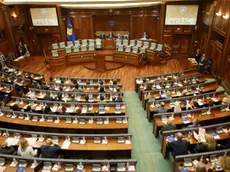 Il Parlamento di Pristina, capitale del Kosovo