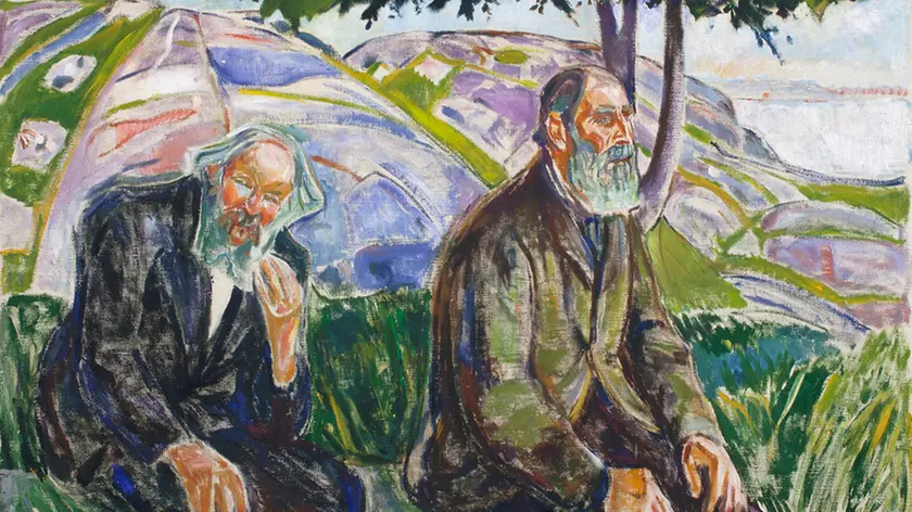 Una delle opere di Edvard Munch esposte al centro culturale Candiani di Mestre fino al primo marzo 2026