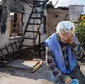 Una casa distrutta in Ucraina dalle bombe