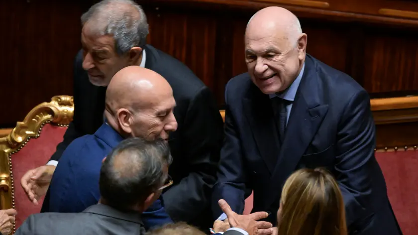 Il ministro della Giustizia Carlo Nordio ha assistito in Aula al voto del Senato