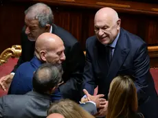 Il ministro della Giustizia Carlo Nordio ha assistito in Aula al voto del Senato