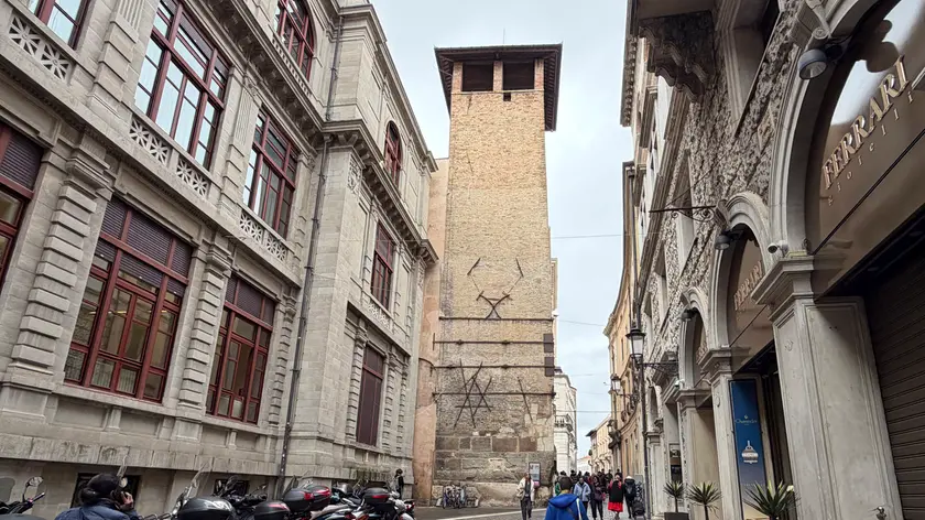 La torre del Bo dell'Università di Padova in via Cesare Battisti
