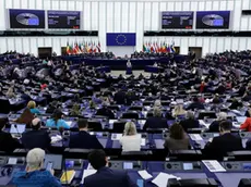 Uno scorcio dell’aula dell’Europarlamento