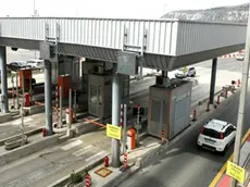 Un casello autostradale in funzione sull’autostrada Ipsilon in Istria