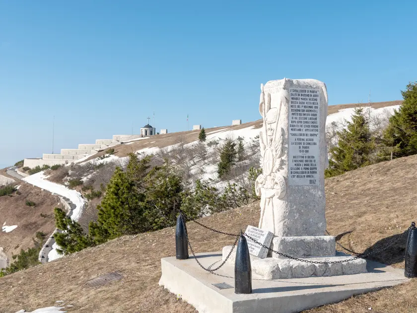 Il monumento sulla Cima del Monte Grappa