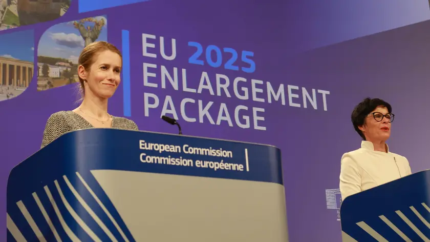 La conferenza dell’Alto rappresentante Ue per gli Affari esteri Kallas e della commissaria all’Allargamento Ko