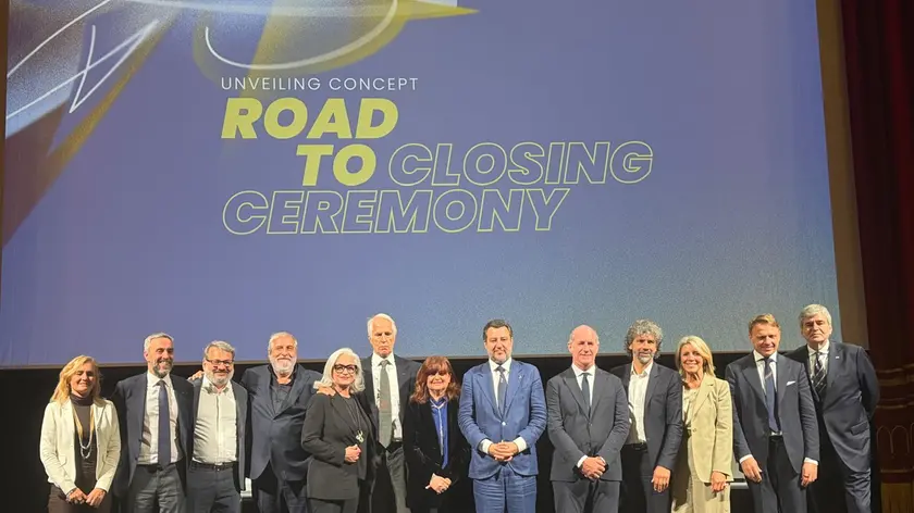 Un momento dell'evento "Road to Closing Ceremony" a Verona