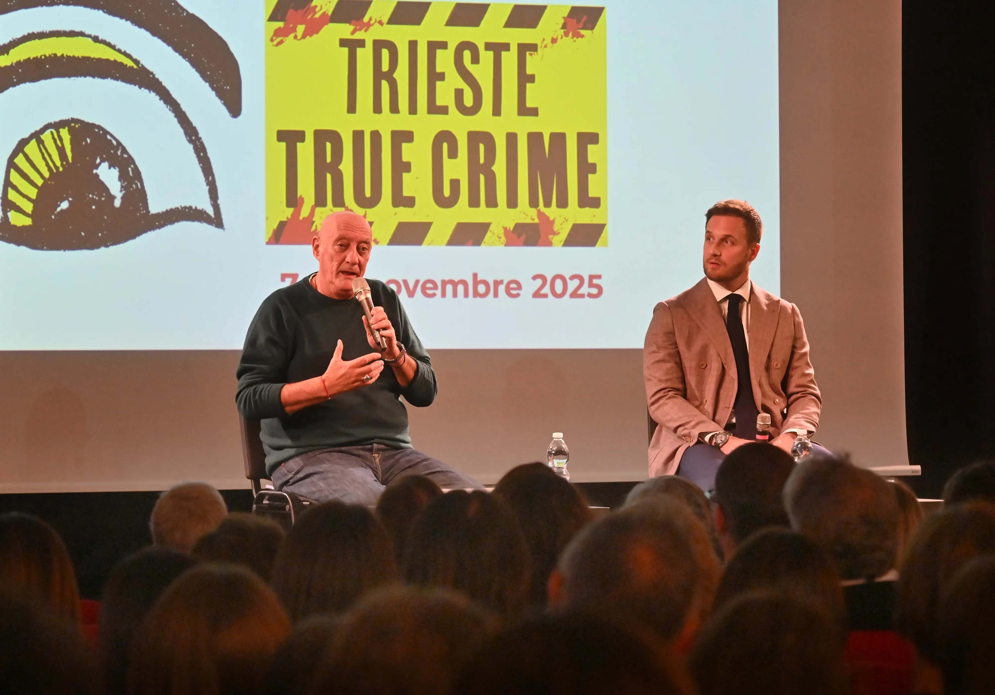 Stefano Nazzi e, a destra, Alessandro Politi. Foto di Francesco Bruni