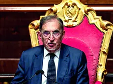 Il presidente del Senato Ignazio La Russa
