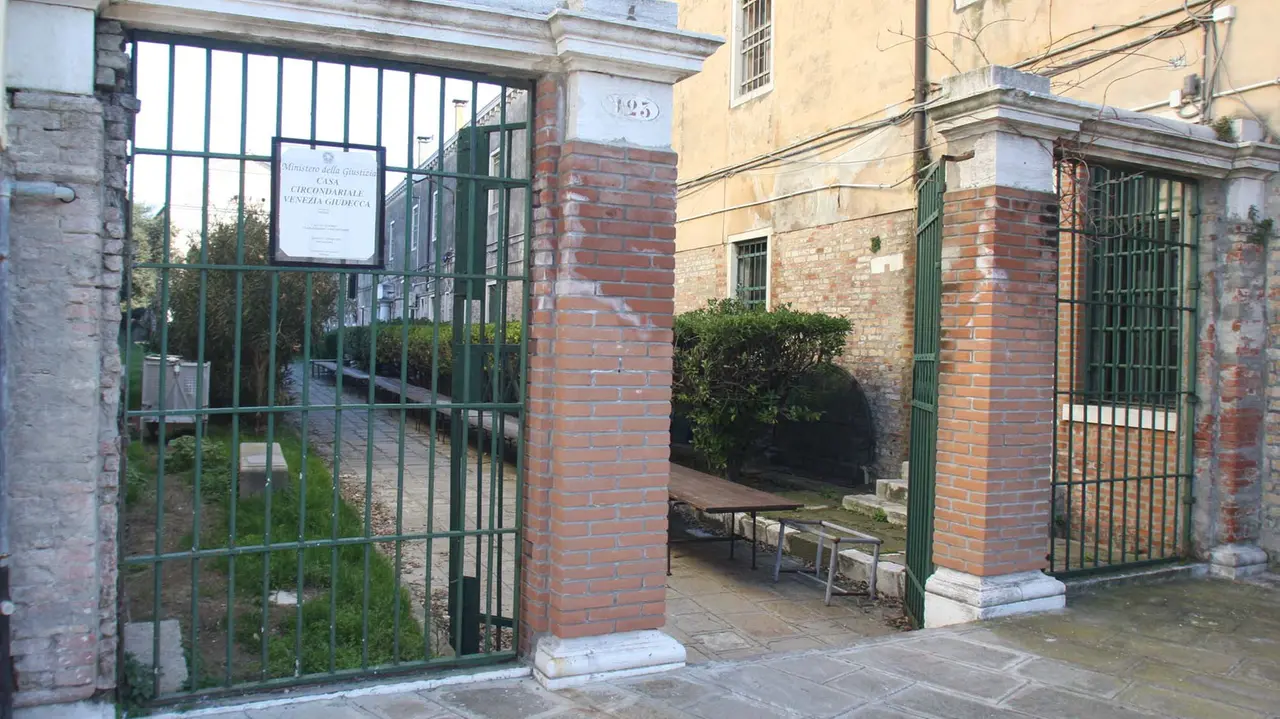 L'ingresso del carcere femminile della Giudecca
