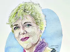 Petra Reski nel ritratto di Massimo Jatosti