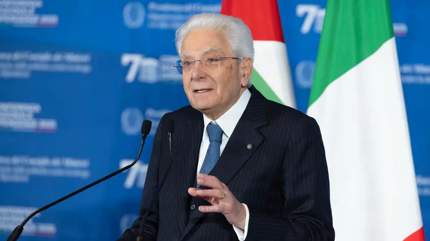 Il presidente della Repubblica Sergio Mattarella