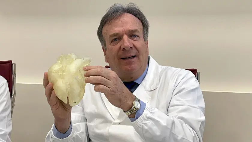 Il professor Gino Gerosa dell'Azienda Ospedale Università di Padova