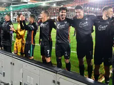 I giocatori del Venezia Calcio, quinta squadra con la terza spesa più alta