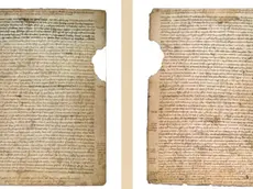 Parte della lettera di Petrarca al suo medico, custodita alla biblioteca del seminario di Padova