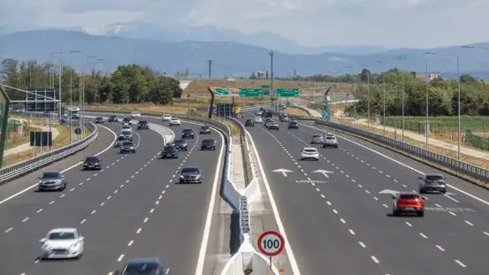 Sulla rete di Autostrade Alto Adriatico previsti due milioni di transiti in più rispetto al 2024