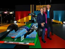 Da sinistra Alessandro Benetton con i fratelli Rossella e Mauro