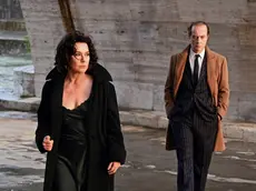 Anna Magnani nel Setto del film dedicato alla Magnani da lei diretto e interpretato