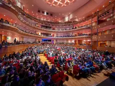 Il pubblico al Teatro Nuovo Giovanni da Udine FOTO LUCA A. D’AGOSTINO