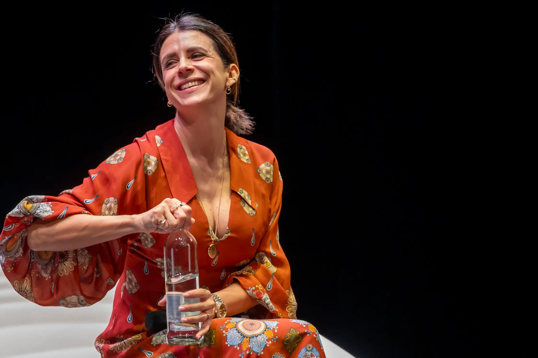 Stefania Andreoli ospite al Giovanni da Udine. Foto Luca A. d'Agostino