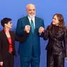 Marta Kos, Edi Rama e Marie Bjerre