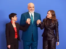 Marta Kos, Edi Rama e Marie Bjerre
