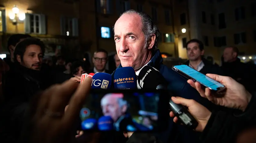 Il presidente della Regione Veneto Luca Zaia