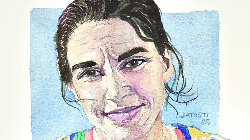 Silvia Loreggian nel ritratto di Massimo Jatosti