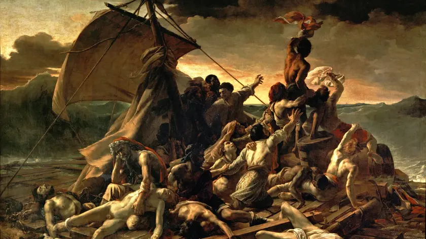 Jean Louis Théodore Géricault “La zattera della Medusa", Museo del Louvre 1818-19