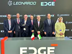 Le delegazioni che hanno firmato l'accordo