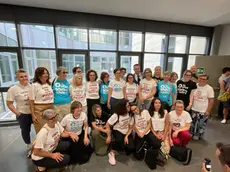 Le Mamme no Pfas in tribunale a Vicenza dopo la pronuncia della sentenza di condanna dei manager di Miteni (ph profilo Facebook Mamme No Pfas)